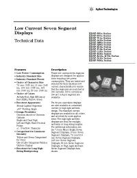 Datasheet 5082-A108-LG000 manufacturer Agilent