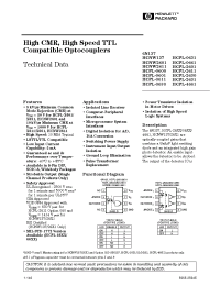 Datasheet HCPL-0601 manufacturer Agilent