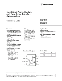 Datasheet HCPL-J456 manufacturer Agilent