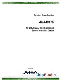 Datasheet AHA4011C manufacturer AHA