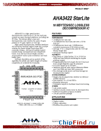 Datasheet PB3422 manufacturer AHA