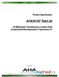 Datasheet PS3410C manufacturer AHA