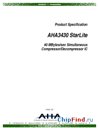 Datasheet PS3430 manufacturer AHA