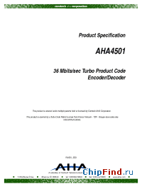 Datasheet PS4501 manufacturer AHA