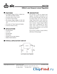 Datasheet AIC1734-30CXATR manufacturer AIC