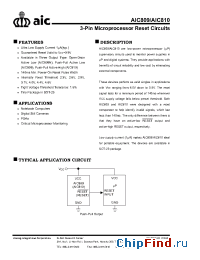 Datasheet AIC809-23CUTR manufacturer AIC