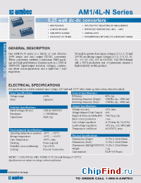 Datasheet AM1L-0305S-N manufacturer Aimtec