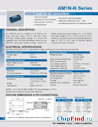 Datasheet AM1N-0509SH60-N manufacturer Aimtec