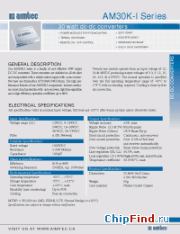 Datasheet AM30K-I manufacturer Aimtec