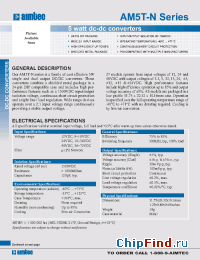 Datasheet AM5T-1203S-N manufacturer Aimtec