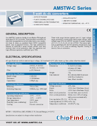 Datasheet AM5TW-2405SC manufacturer Aimtec