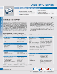 Datasheet AM8TW-2403SC manufacturer Aimtec