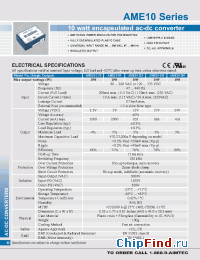 Datasheet AME10-3.3S manufacturer Aimtec