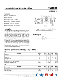 Datasheet AA028N1-99 manufacturer Alpha