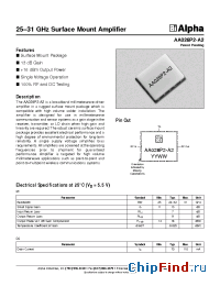 Datasheet AA028P2-A2 manufacturer Alpha