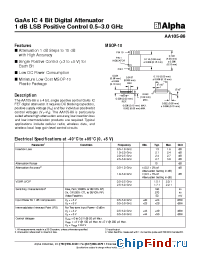 Datasheet AA105-86 manufacturer Alpha
