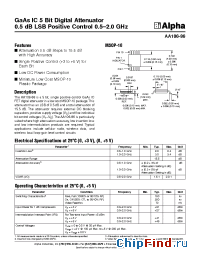 Datasheet AA106-86 manufacturer Alpha