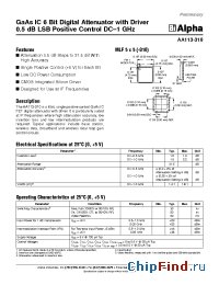 Datasheet AA113-310 manufacturer Alpha
