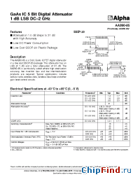 Datasheet AA260-85 manufacturer Alpha