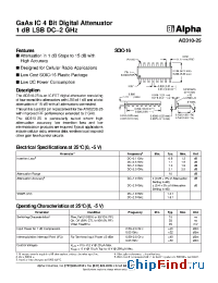 Datasheet AD310-25 manufacturer Alpha