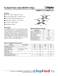 Datasheet AFM06P3-212 manufacturer Alpha