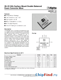 Datasheet AM028D1-A2 manufacturer Alpha
