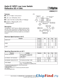 Datasheet AS004L2-11 manufacturer Alpha