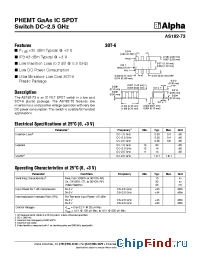 Datasheet AS182-73 manufacturer Alpha