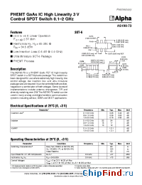 Datasheet AS190-73 manufacturer Alpha