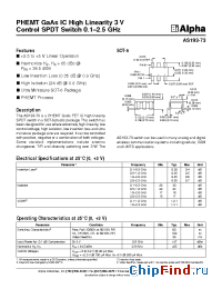Datasheet AS193-73 manufacturer Alpha