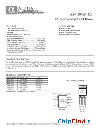 Datasheet AS4429CU manufacturer Alpha