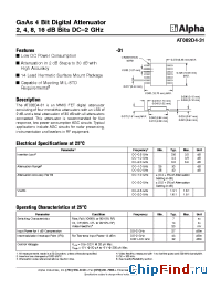 Datasheet AT002D4-31 manufacturer Alpha
