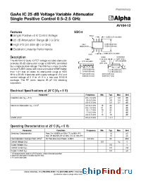Datasheet AV104-12 manufacturer Alpha