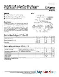 Datasheet AV110-73 manufacturer Alpha