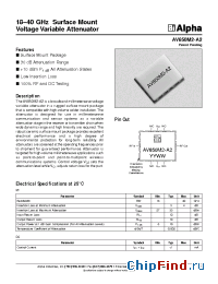 Datasheet AV850M2-A2 manufacturer Alpha