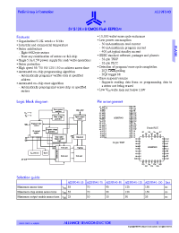 Datasheet AS29F040 manufacturer Alliance