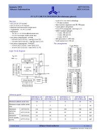 Datasheet AS7C1025A-10JC manufacturer Alliance