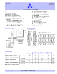 Datasheet AS7C1026-12 manufacturer Alliance