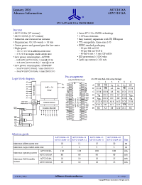 Datasheet AS7C1026A-10 manufacturer Alliance
