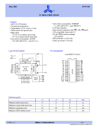 Datasheet AS7C164-12JC manufacturer Alliance