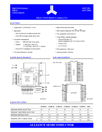 Datasheet AS7C256-10 manufacturer Alliance