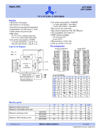 Datasheet AS7C34096-10BC manufacturer Alliance