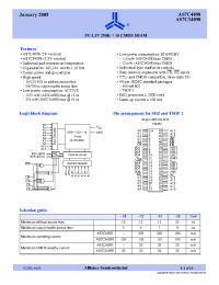 Datasheet AS7C34098 manufacturer Alliance