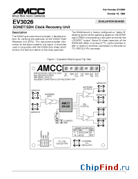 Datasheet EV3026 manufacturer AMCC