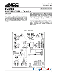Datasheet EV3028 manufacturer AMCC