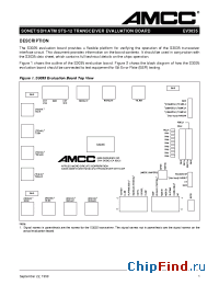 Datasheet EV3035 manufacturer AMCC