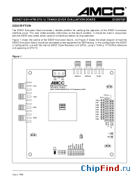 Datasheet EV3037QF manufacturer AMCC