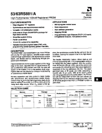 Datasheet 53RS881 manufacturer AMD