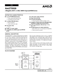 Datasheet AM27X020-120 manufacturer AMD