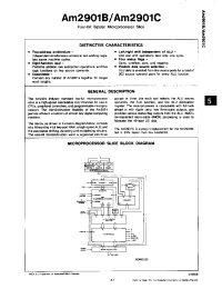 Datasheet AM2901BFC manufacturer AMD